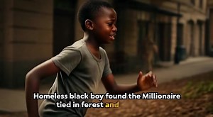 The homeless black boy found the millionaire tied in the forest. What he did next will shock you. A homeless black boy drags a sack of firewood through the forest, crying, starving alone until he finds something that makes his blood freeze. A wealthy white man in a bright blue suit, blindfolded, beaten, and tied with rope. One wrong move, and the boy becomes the prime suspect. But if he runs, the man will die. What the boy does next pulls police, an ambulance, and a kidnapping ring into the open