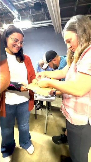 Leather notebook crafting at Knox Makers