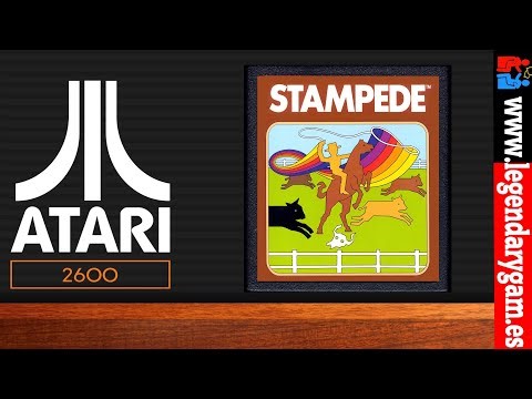 🐄 Stampede - Atari 2600 - (1981) – Super Cowboy beim Rodeo - (Quelle) - Let's Play - Atari VCS