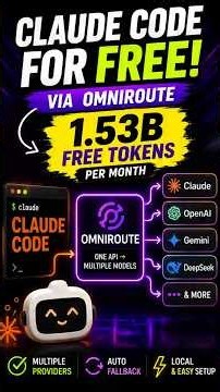 Get 1.53B Free AI Tokens with OmniRoute + Claude Code 🤯