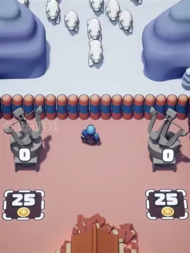 Build upgraded crossbows to resist super snow bears #foryou #gamers #games