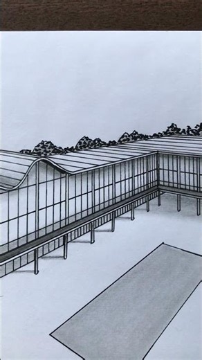 Building Drawing in 2 Point Perspective shorts