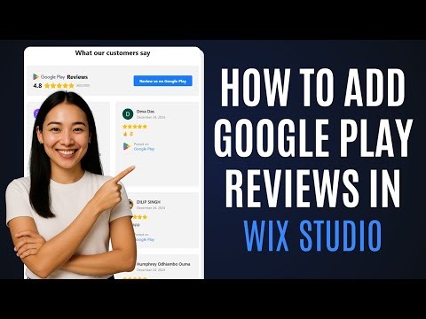 How to Add Google Play Reviews in Wix Studio [For FREE]