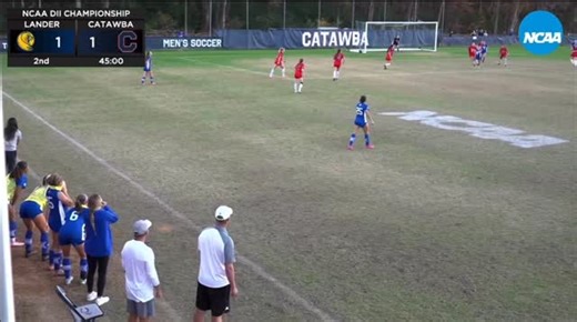 Introducing your PBC November Play of the Month🤩⚽️ Maddie Leber's game winning stunner with 30 seconds remaining to knock off the #1 seeded Catawba in the NCAA Southeast Region Semi Final🤩⚽️ #PBCDOMINANT | Peach Belt Conference
