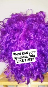 24K views · 532 reactions | How to Flexi Rod your synthetic wig the RIGHT WAY!!! Visit Shantes Epilation for more DIY black hair tutorials. Thanks  | Shantes Epilation | Facebook