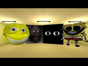 Giggle, Scary SpongeBob, Granny, and Him Nextbots | Garry's Mod