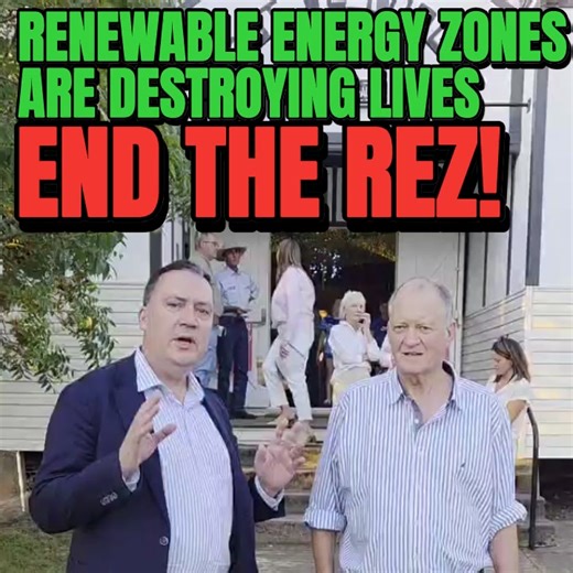 2.4K views · 80 reactions | Just listen to how Renewable Energy Zones are destroying farmland, lives and the planning process is a hopeless joke: | John Ruddick MLC - Libertarian Party | Facebook