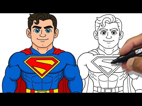 How To Draw SuperMan 2025 - THE MOVIE