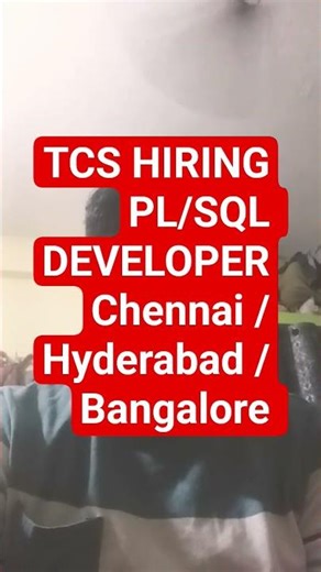 🔥 Tata Consultancy Services PLSQL Job 2026 | Chennai Hiring | 3–10 Years