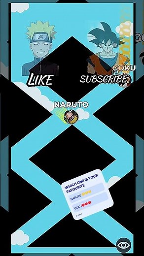 Naruto vs Goku 💥 The Strongest Anime Hero #naruto #goku #animw #anime #1vs1 #narutovsgoku #viral