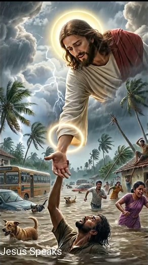 When Jesus Saves You in the Storm 🌊✝️ | Don’t Be Afraid, I Am Here