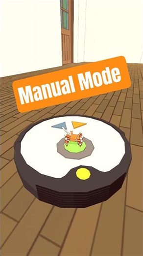 Manual Mode for Robot Vacuum #spider #game #gaming #indiegame #gamedev