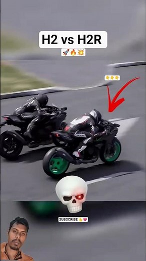 Kawasaki Ninja H2 vs H2R Ka Race Compilation💪Ninja bike Racing #shorts #ninjah2r #ninjah2