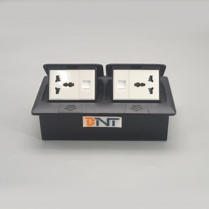 [Hot Item] Aluminum Alloy Pop up Electric Plug Floor Switch Hidden Floor Socket Box with Bottom Case