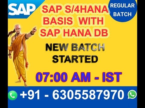 SAP BASIS Free Demo Class for Beginners | Real-Time S/4HANA Training by SURYA 2026