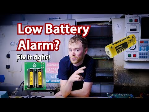 CNC Machines Will Die Without This | Low Battery Alarm