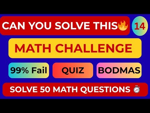 Math Test! 50 MATH QUESTIONS | Decode The Puzzle – Math Challenges #maths #mathproblems#mathpuzzles