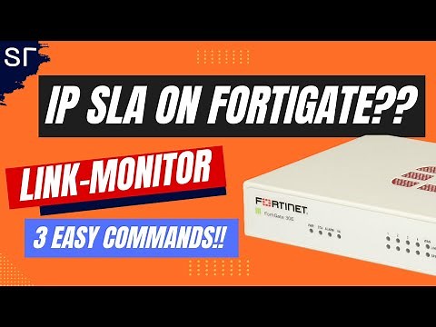 Configuring IP SLA in Fortinet is EASY! // Discover Link Monitor on Fortigate!