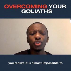 Do you feel small and overwhelmed with what life throws at you? Well, God wants you to know that you can overcome your Goliaths. Watch this video to know more.👇🏾 #Faith #Hope #Love #SermonQuote | Jared Sawyer Jr.