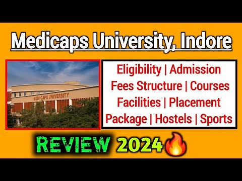 Medicaps University Indore - Full Review || Admission, Fees, Placement, Courses, Facilities