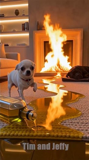 Jeffy Spills Cooking Oil 😂🔥