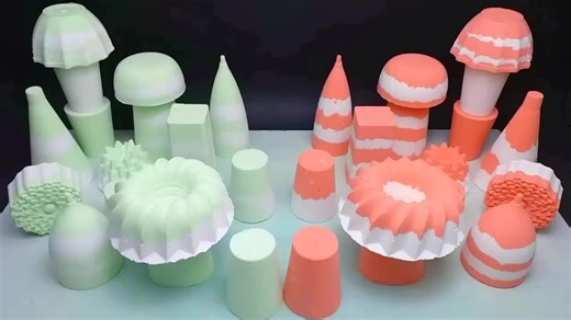 ASMR satisfying red, green baking soda _ Color separation #asmrbakingsoda #asmrsounds #asmrstp #asmrgril #asmrbakingsoda