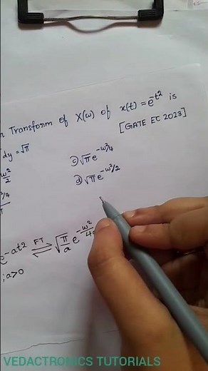 Fourier Transform | GATE EC 2023 #electronic #fouriertransform #gateexam #gate #solved #crackgate