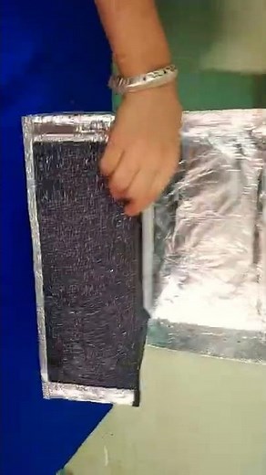 working model of solar cooker