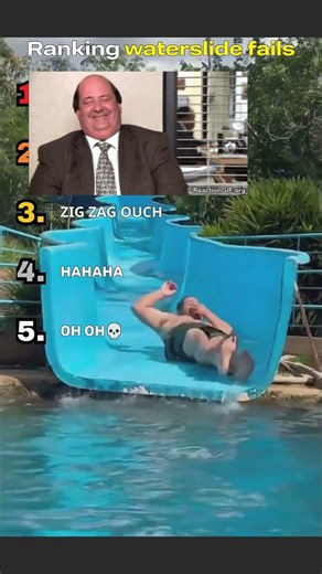 WATER SLIDE FAILS Ranking 🌊💥 #shorts #viralshorts #waterslidefails #summerfails