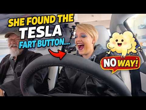 She Found the Tesla Fart Button… I Wasn’t Ready!