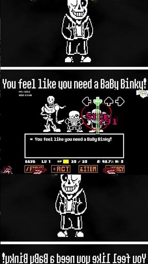 FNF Scary Hour: A Silly Halloween (#undertale #fnfmod) Sans VS Baby Bones