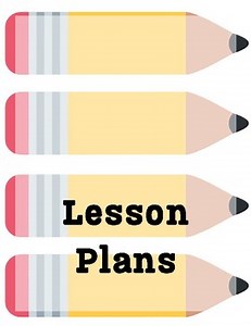 Printable Teacher Lesson Planner, Teacher Binder- Pencils