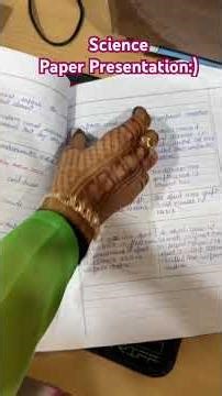 Science Paper Presentation!