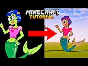 Minecraft Pixel Art Tutorial #85 | How To Build Princess Mindy in Minecraft