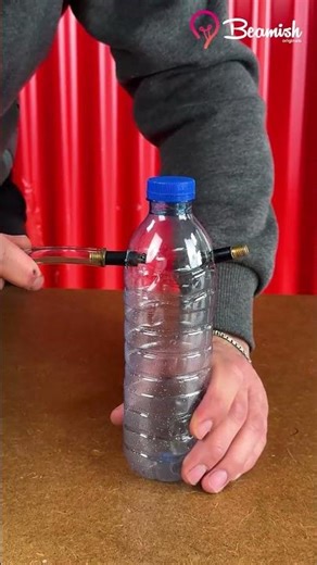 DIY siphon hack using plastic bottles #diy #siphon #plasticbottle #trick
