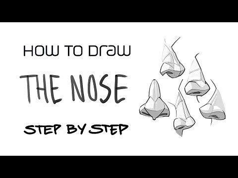 How to draw a nose step by step - Wacom Tutorial