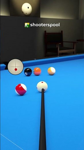 How to play this pool shot - draw shot #shooterspool #billiards #pooltips