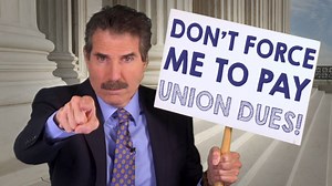 The Supreme Court hears a case that might crush government unions. The unions are upset. John Stossel debates a union official. | Reason Magazine