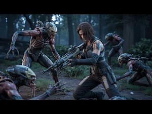 Full Sci-Fi Horror Movie! Survival in the forest: an incredible battle with aliens and hunters!