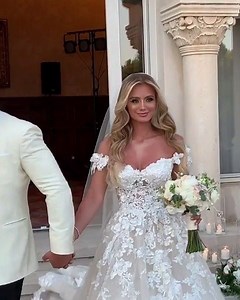 Walking into that "happily ever after" and casting a magical spell is our real bride in her very own fairy tale. Retailer: @bridalreflectionny | Bridal Specialist: @senadakxo | Bride: @suzie.juncaj | Makeup: @vjollcacmua | Headpiece: @bridalstylesboutique | Video: @albapro #eveofmilady | Eve of Milady & Amalia Carrara