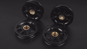 LEAPTREND N377/FJ7116-1 2-Post Lift Upper Pulley Sheave Kit Fit for Rotary Lift SPOA7 SPOA9 FJ7109, 7000-9000 lb Capacity Lift, Includes Sheave/Spacer/Shaft/Cotter Pins/Bushings
