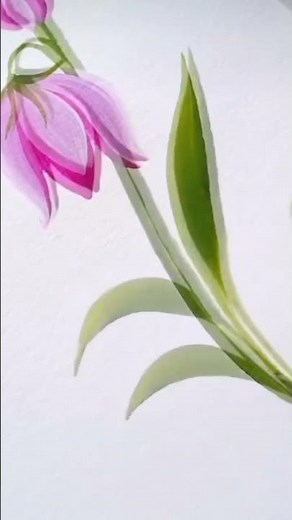 beautiful flower painting #youtubeshorts #viral #viralshorts