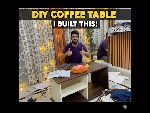 DIY Coffee Table Build: ASSEMBLE This In 15 Minutes! (EASY Beginners Guide)