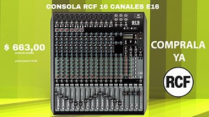 El Sonido tiene que ser espectacular, te presentamos la consola RCF de la más alta calidad, RCF la marca Italiana N: 1 de Audio del Mundo, ya disponible en IMPORT MUSIC. Visitanos: https://www.importmusic.ec/ te esperamos. MAS DE 500 EQUIPOS, INSTRUMENTOS MUSICALES E ILUMINACIÓN. | Import Music Ecuador