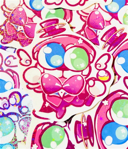 TADC Caine Angel Themed Holo Vinyl Sticker - Etsy