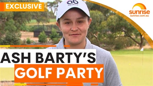 Ash Barty swings into action