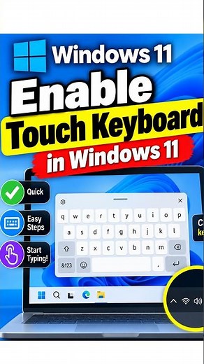 how to enable touch keyboard windows 11
