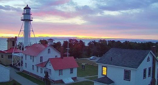 U.P. shipwreck museum adds webcam with views of lighthouse, sunrises over Lake Superior
