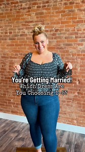 22K views · 9K reactions | You’re getting married! 殺 which dress are you choosing to walk down the aisle in? 﫶 #wildrosebridal #vincennes #bridalshop #wedding #weddingdress #bridalgown #engaged #bridetobe #bride #curvy #curvyfashion | Wild Rose Bridal Vincennes | Facebook
