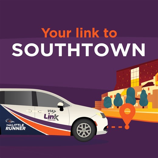 #RideVIA and explore Downtown San Antonio for just $1.30 per trip. Learn more: VIAinfo.net/link | VIA Metropolitan Transit